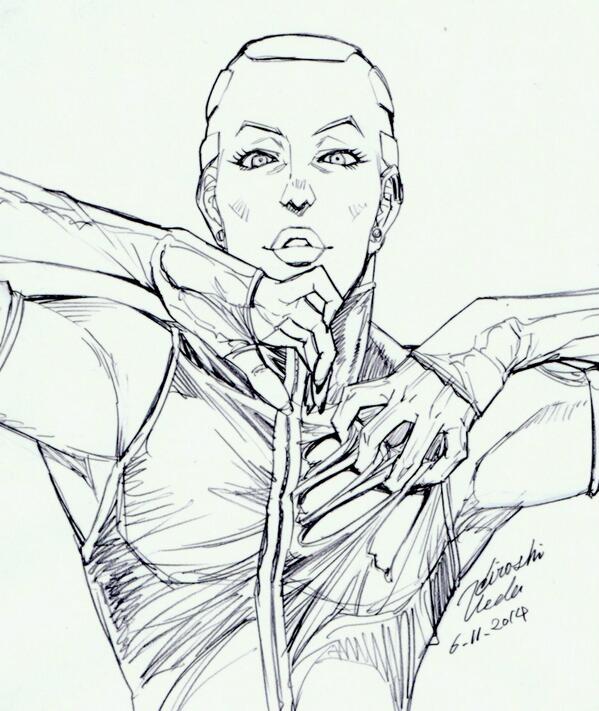 《全金属狂潮》漫画绘师#上田宏#近期推上作品,好棒好棒的说~!