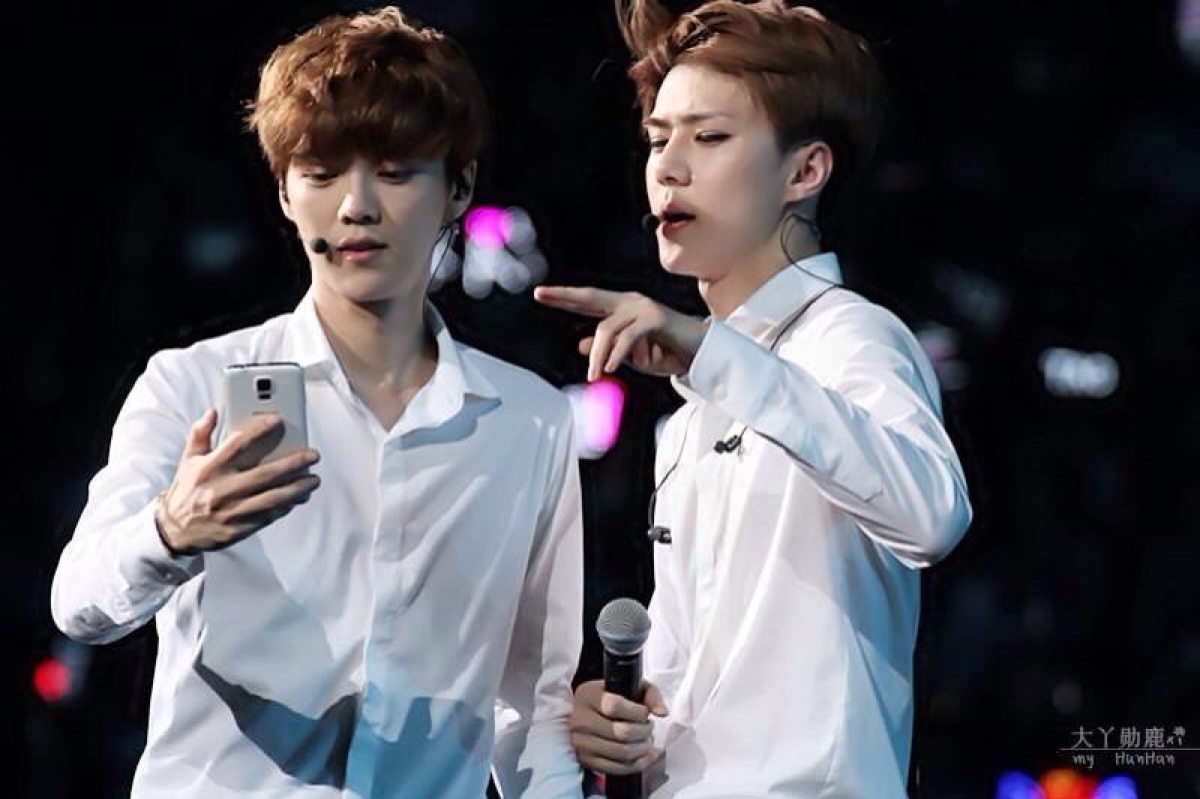 exo 鹿晗 吴世勋