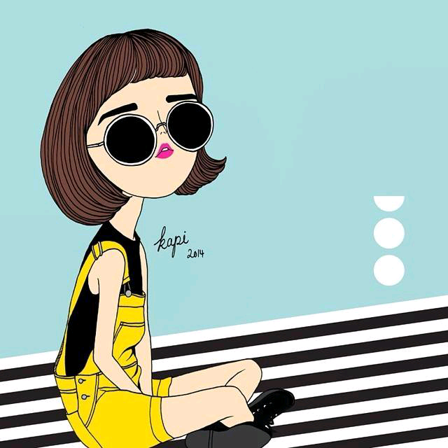 kapi,插画,头像