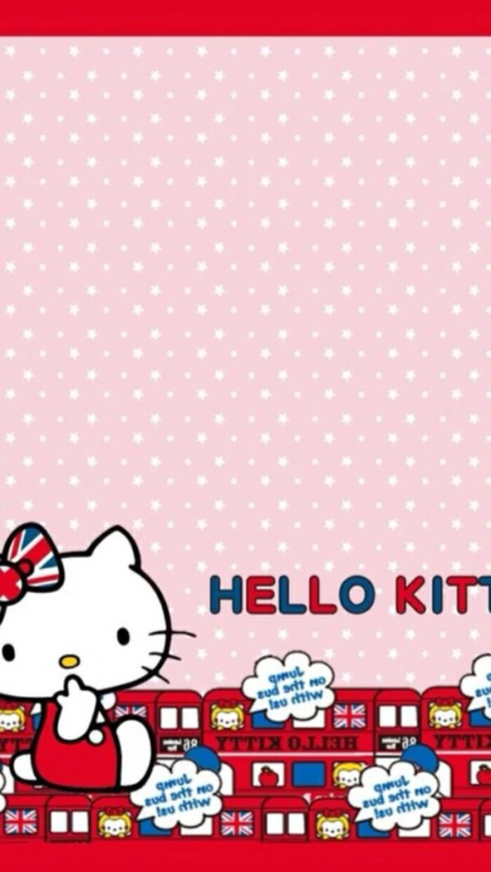 hello kitty iphone 壁纸 锁屏 微信 背景 锁屏 手绘 插画