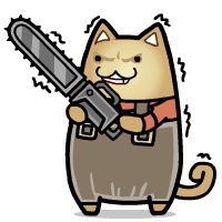 星猫表情之:电锯惊魂