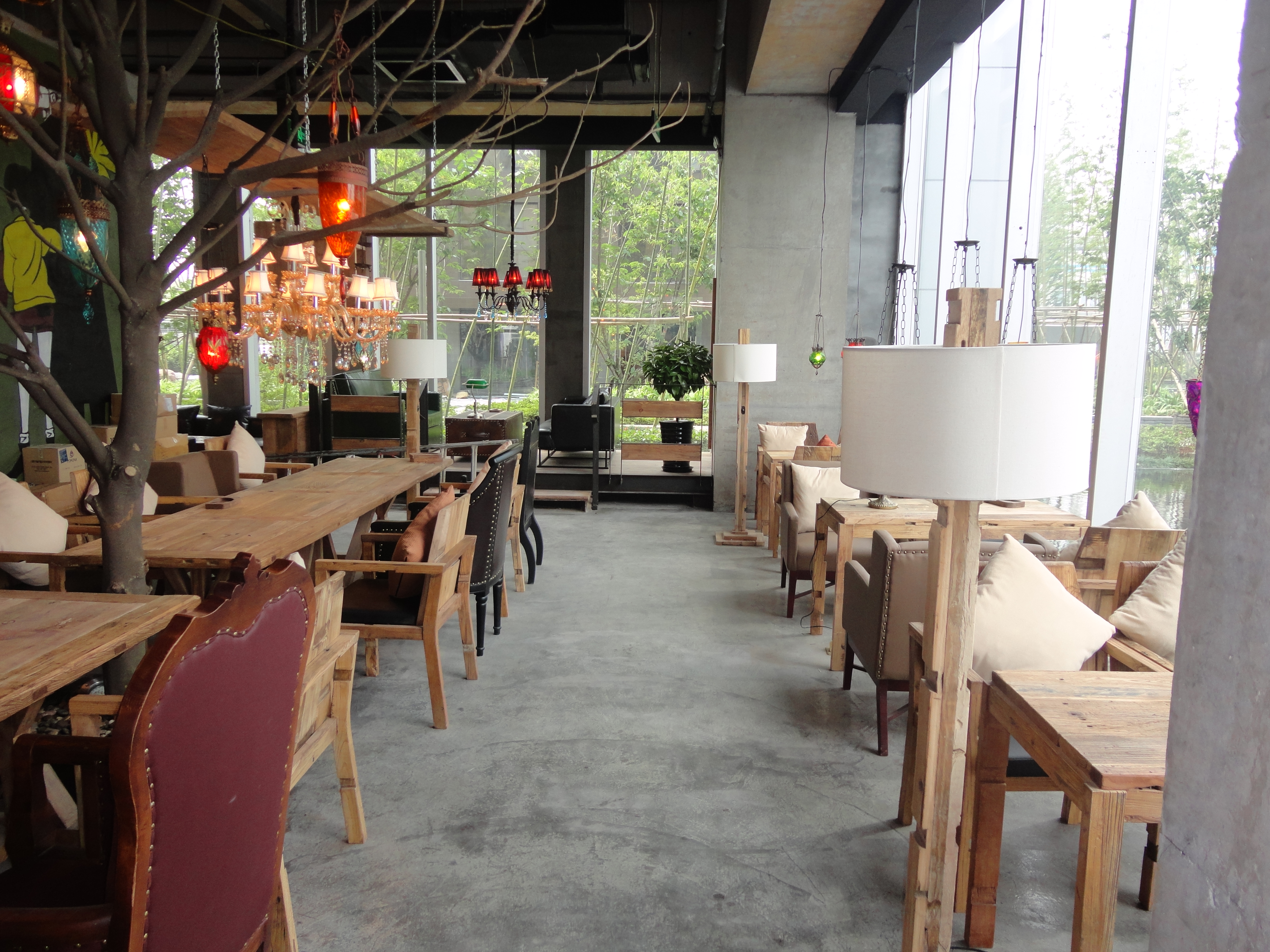 幸福海岸咖啡店面展示