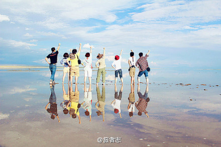 青海茶卡盐湖,中国的天空之镜.