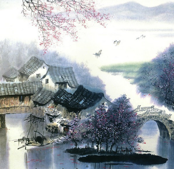 【烟雨江南】这一刻,我愿 醉在如画的诗意中,睡在如诗的画里面.