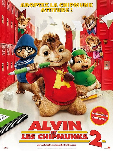 《鼠来宝2》作为该系列第2部影片,讲述了成为大明星的3只花栗鼠艾尔文