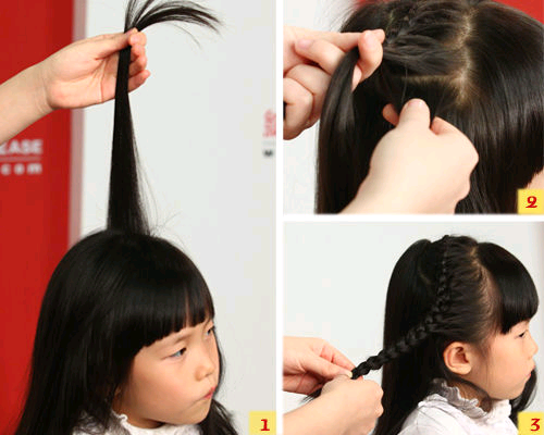 小女孩发型图片教法图片