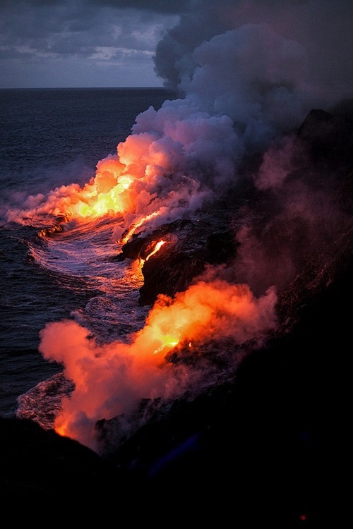 熔岩流,夏威夷