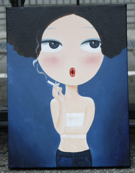 李雳 油画 人物