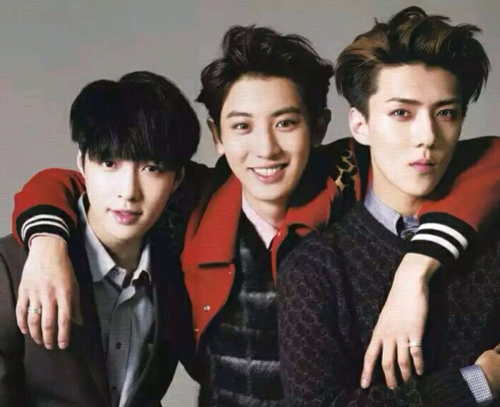 ellemen,张艺兴,朴灿烈,吴世勋,exo,美男,男神
