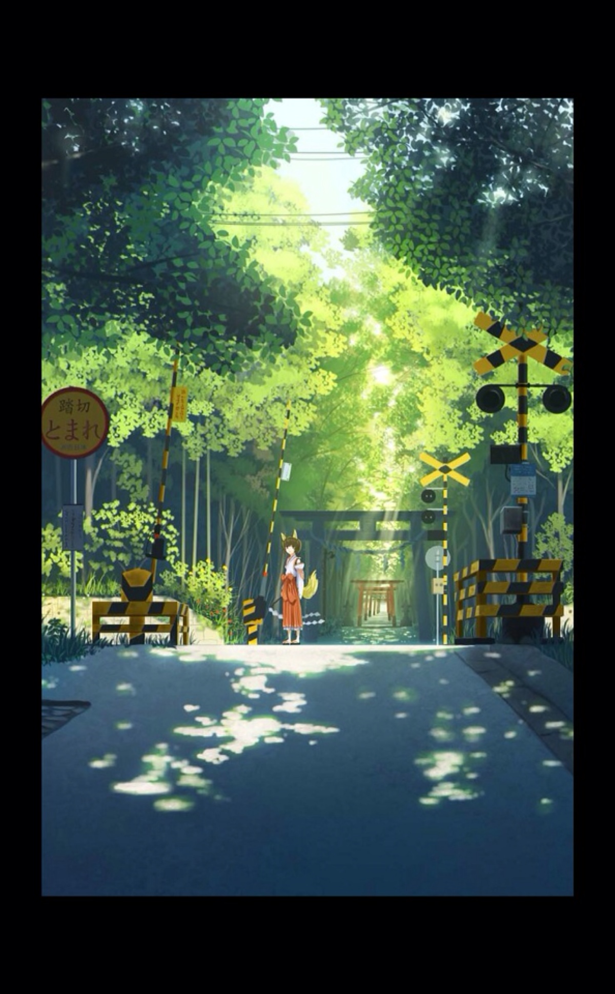 dora - 日本插画师 dora 作品:阳光下的坂道