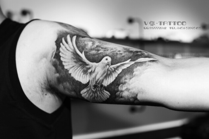 tattoo首席纹身师 阿v作品 刺青 欧美纹身,写实纹身,肖像纹身,鸽子