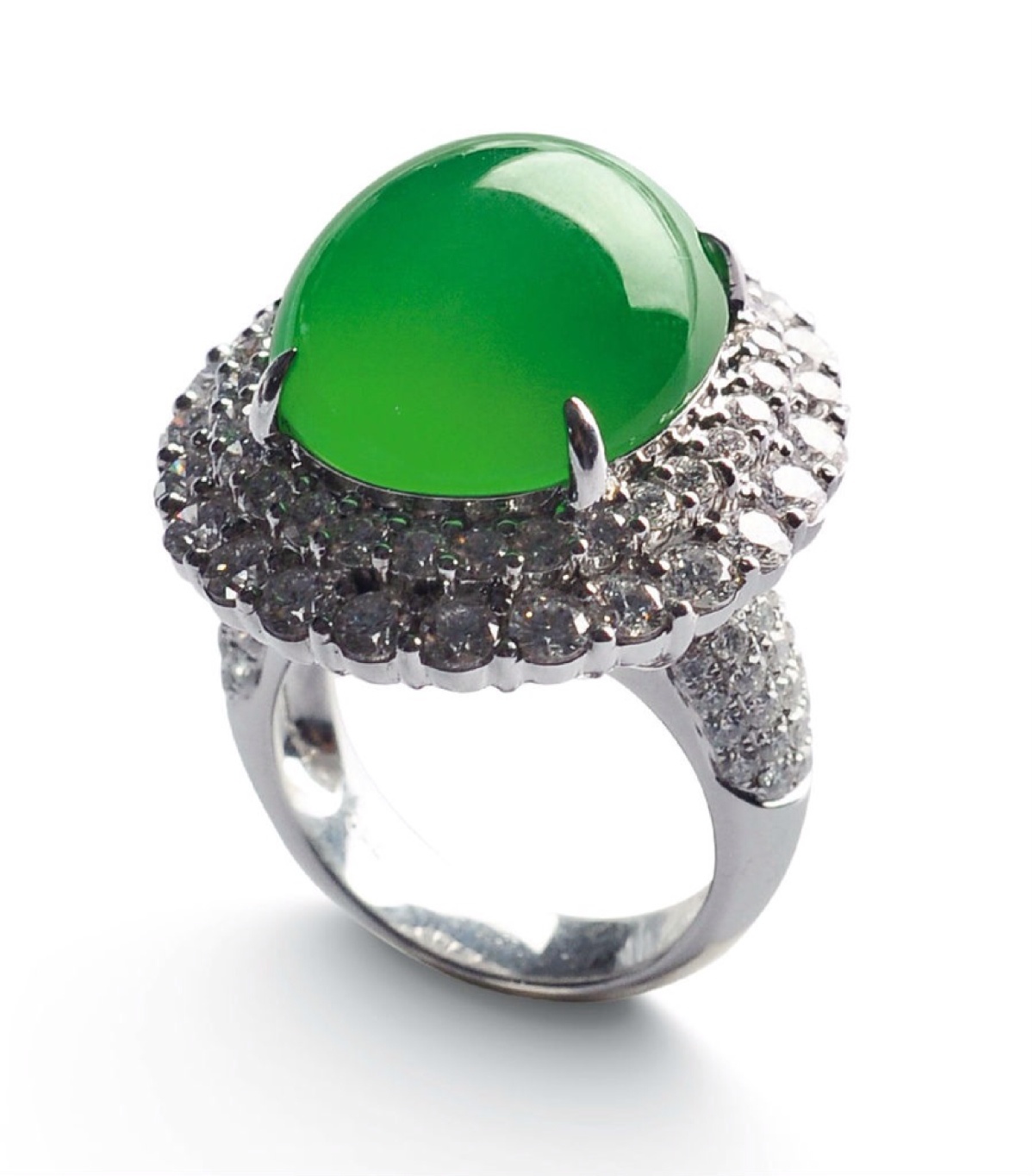 正阳绿戒指 (22.31克) 成交价格:rmb 86万2500元