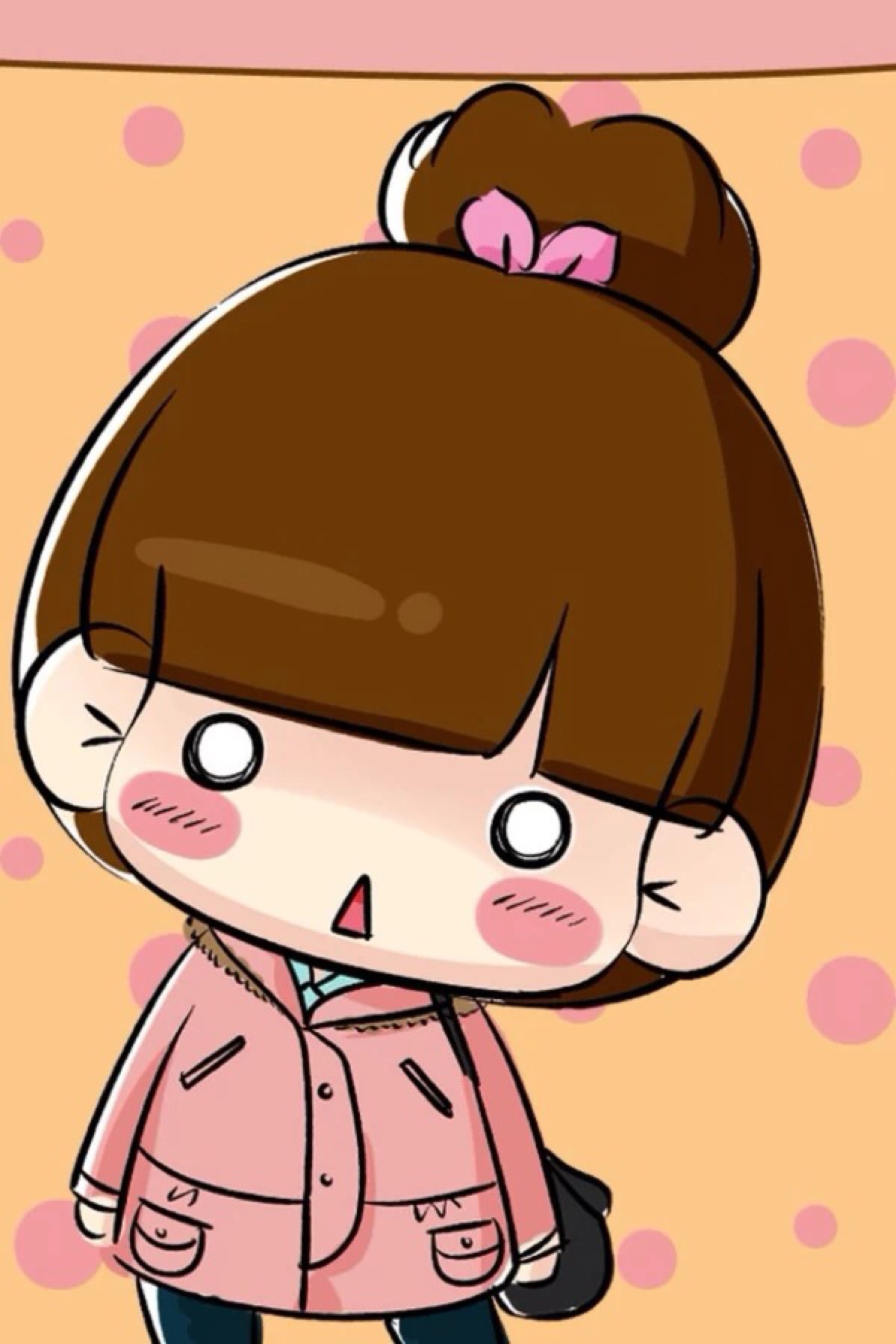 彼岸花.iphone壁纸,小q,套图,卡通.