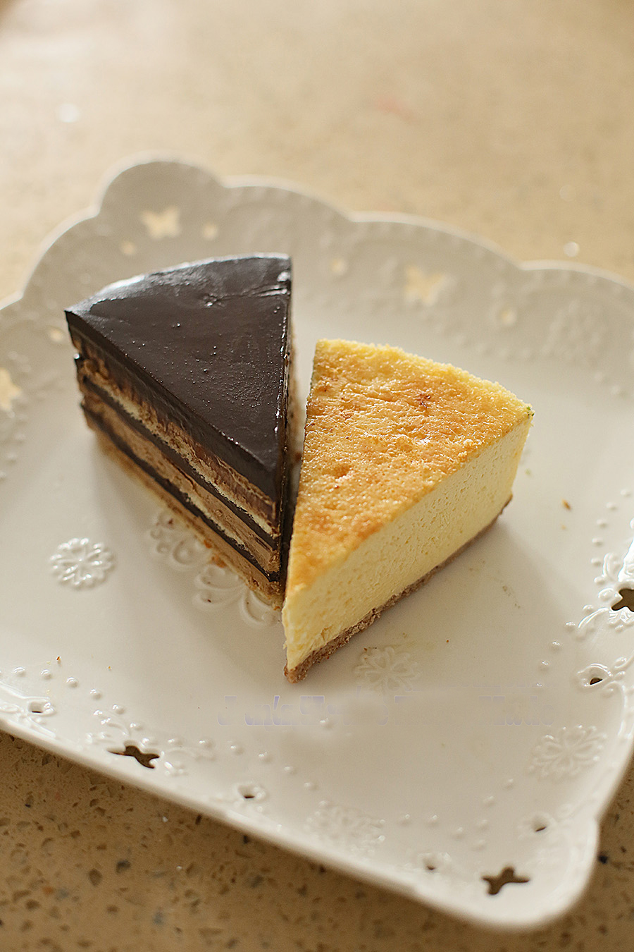 下午茶切片蛋糕系列之二人甜蜜浓郁蛋糕套餐简屋家庭工坊限上海