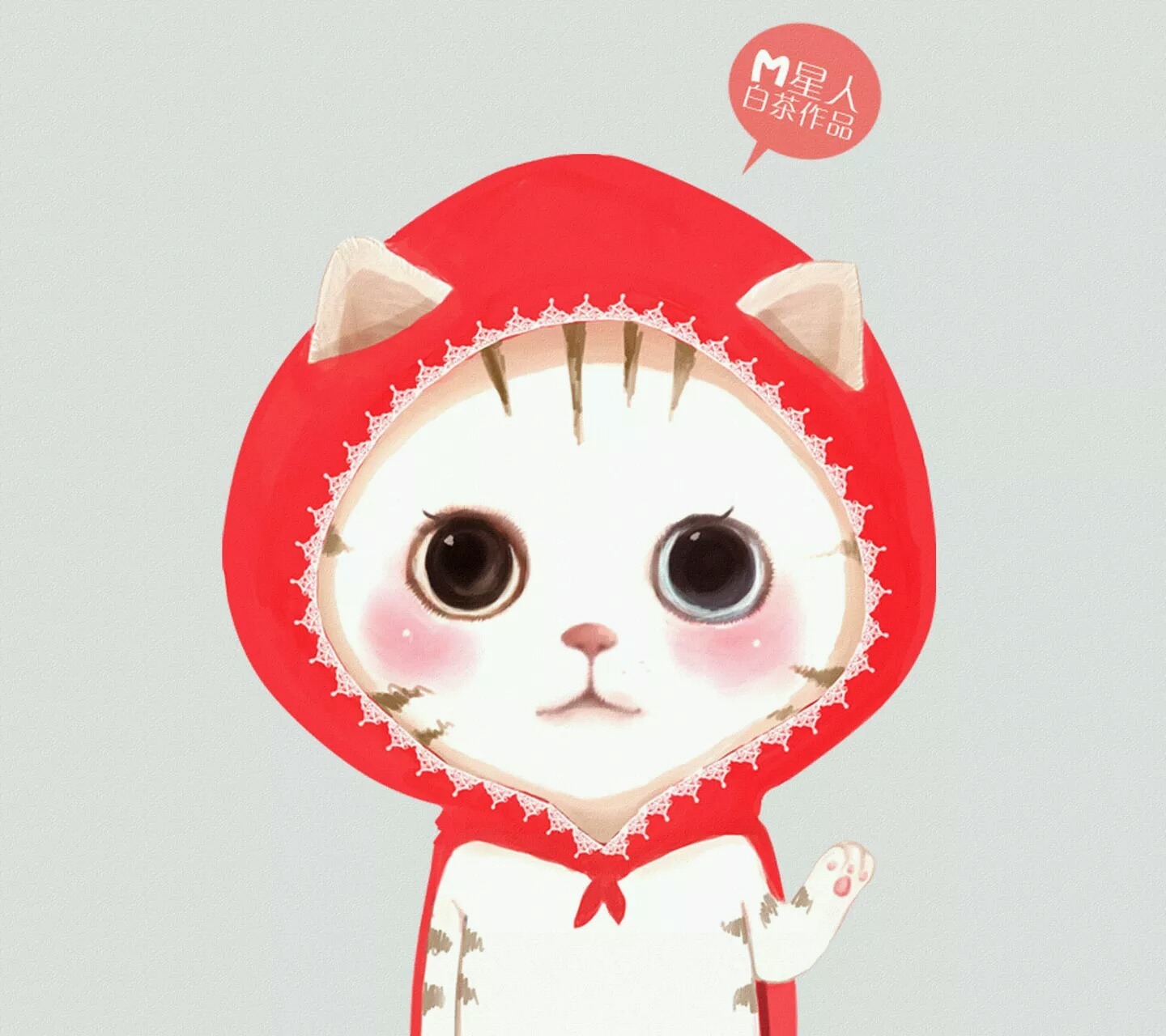 喵星人 m星人 白茶作品 卡通壁纸