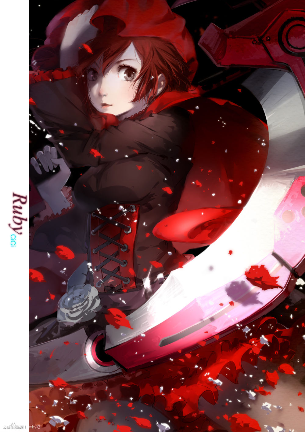 p站 二次元 插画 少女 头像 原创 壁纸 动漫 rwby 动漫 ruby roes