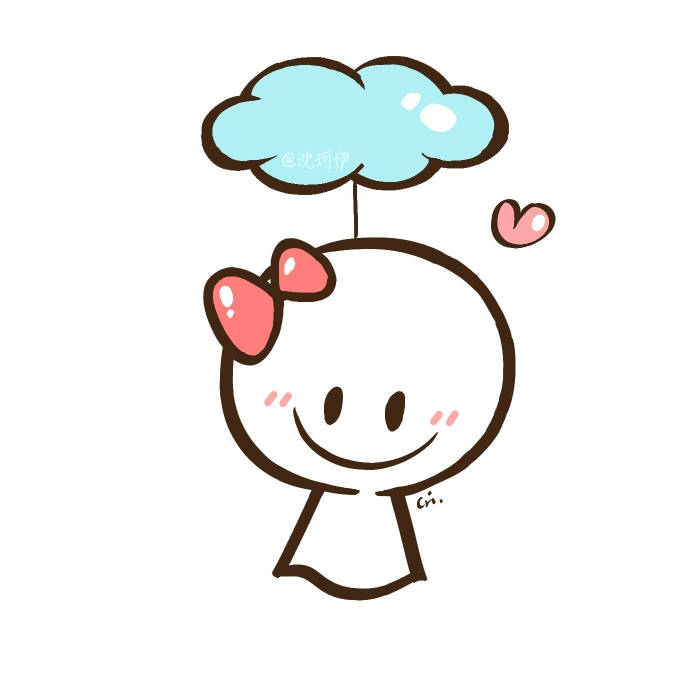 &lt;晴天娃娃 系列情侣头像&gt;转自沈柯伊