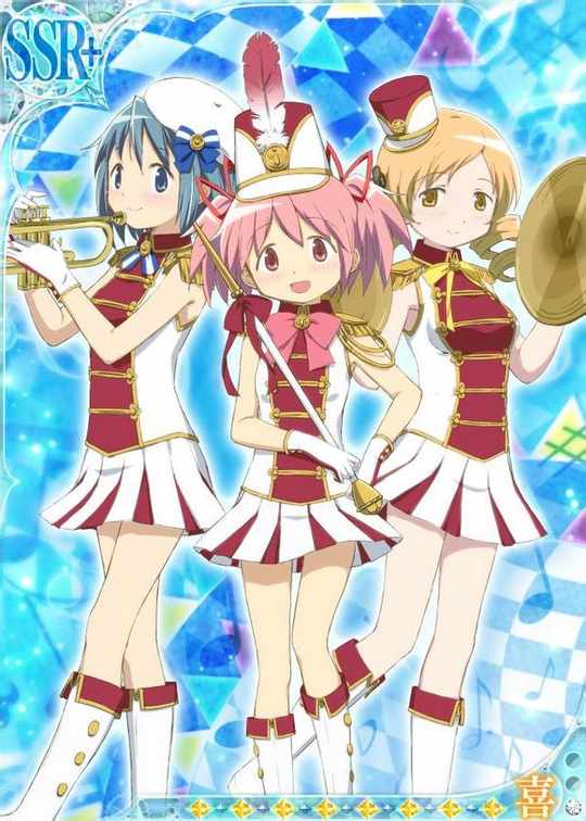 魔法少女小圆 sr卡 吹奏部