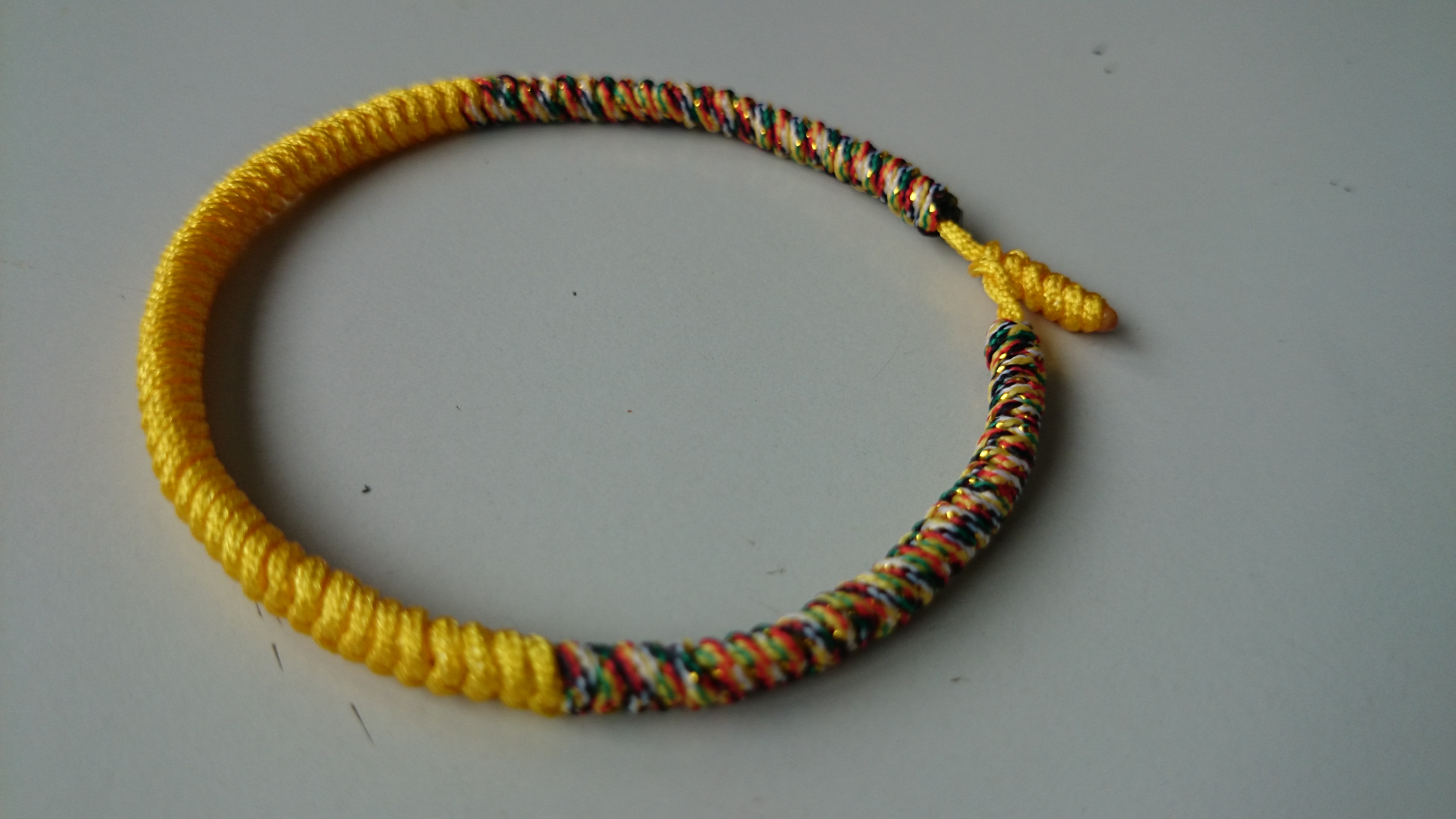 自编九成金刚结手绳