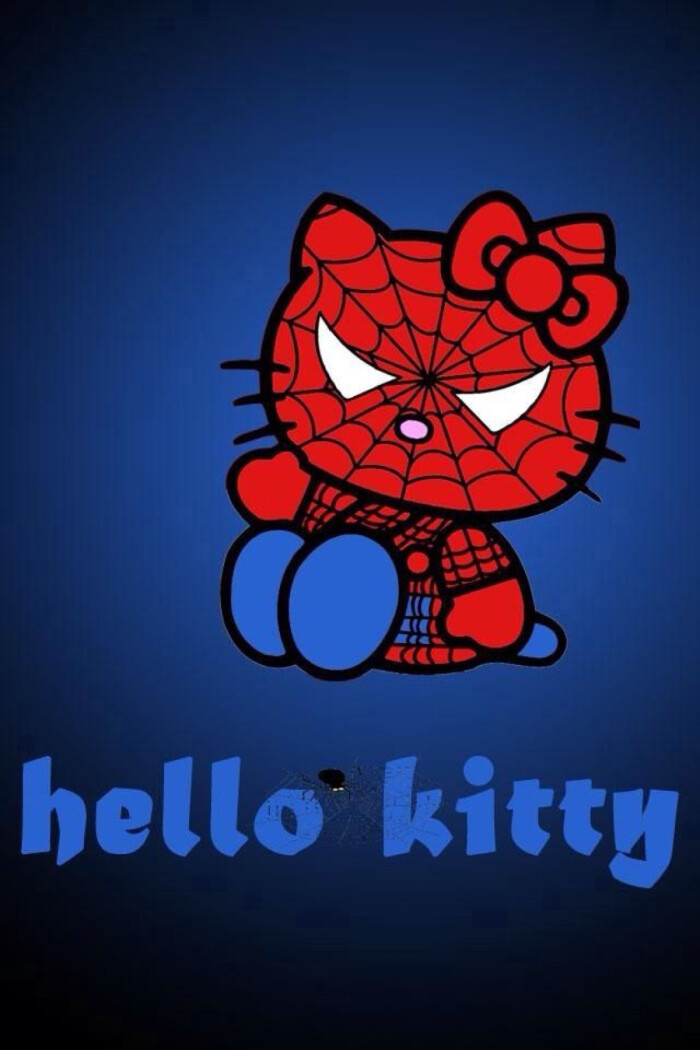 hello Kitty蓝色,hellokitty壁纸蓝色 by gemini爱hellokitty