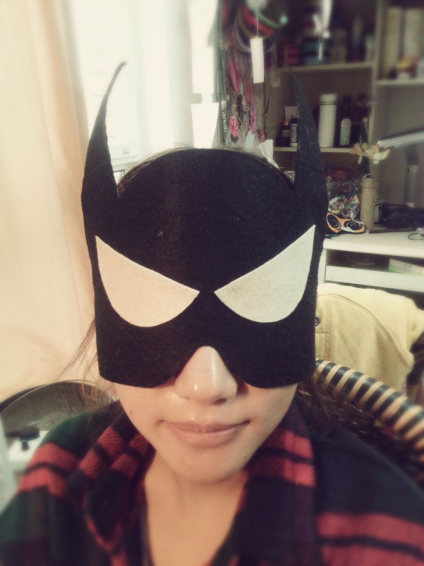 蝙蝠侠眼罩手工制作图片