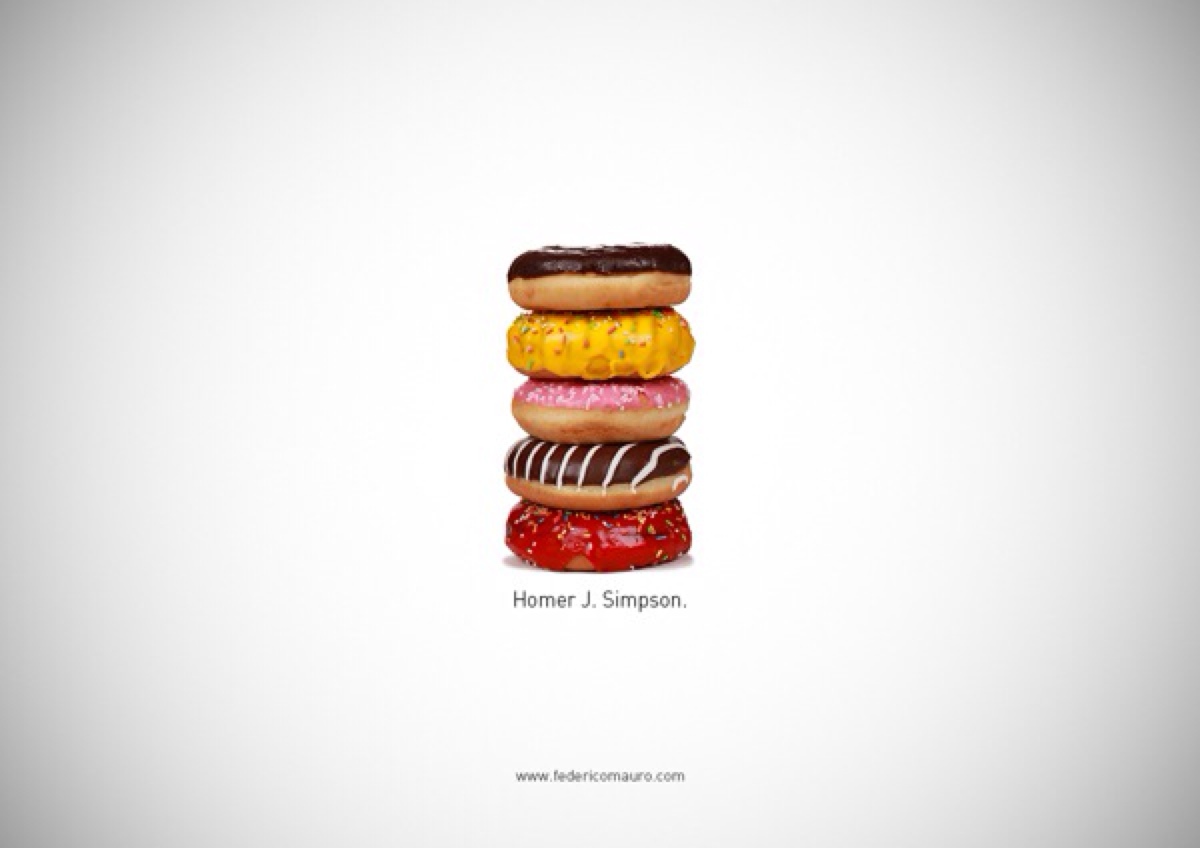 ▼《辛普森一家》homer最爱的甜甜圈