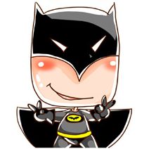 q版蝙蝠侠头像图片