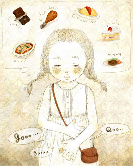 日本插画师木村いこ的水彩绘画