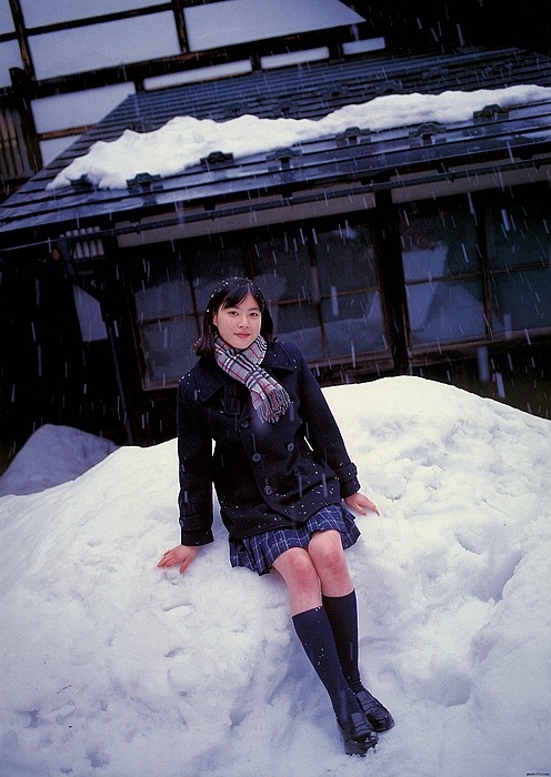 日本冬天校服图片