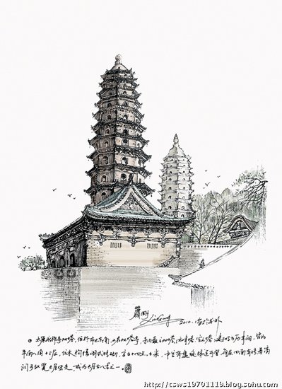 资讯中心 > 正文  求泉州开元寺手绘图,简笔画也可以,求各位帮帮忙