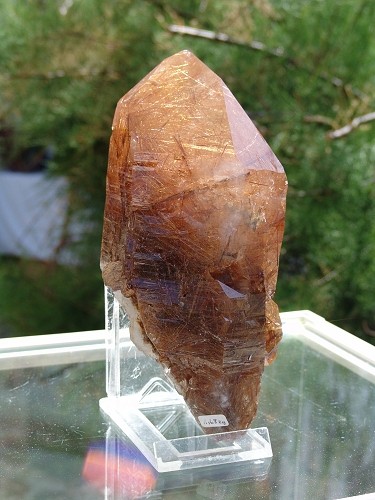 水晶,金红石包裹体