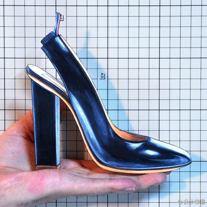日本插画师jumpei kawamura笔下的各种大牌凉鞋的写实插画系列.