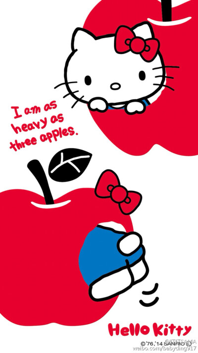 iphonehello界面壁纸,苹果hello高清壁纸 iphone高清壁纸 独家首发 日本sanrino家 hello kitty