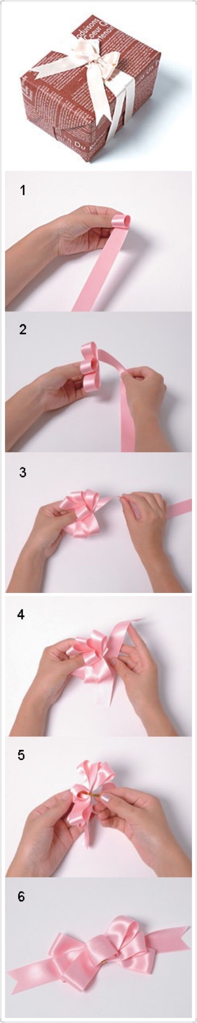 塑料丝带蝴蝶结的打法图片