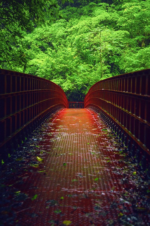 red bridge, taoyuan city, taiwan