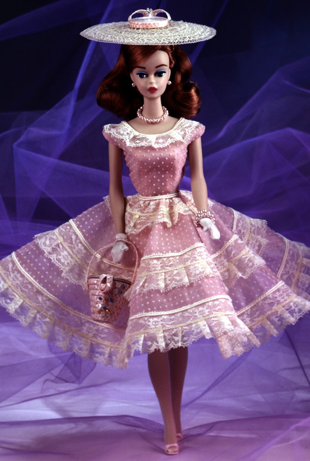 芭比娃娃 1992限量版 plantation belle64 barbie03 doll 陶瓷