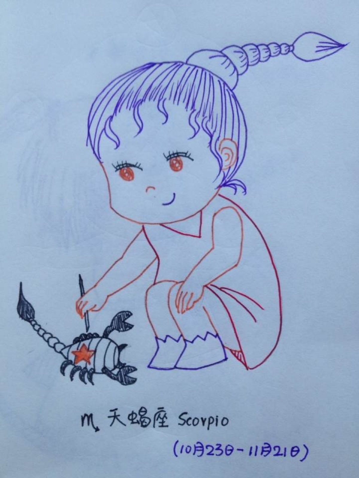 q版十二星座天蝎座射手座本月运势v射手图片
