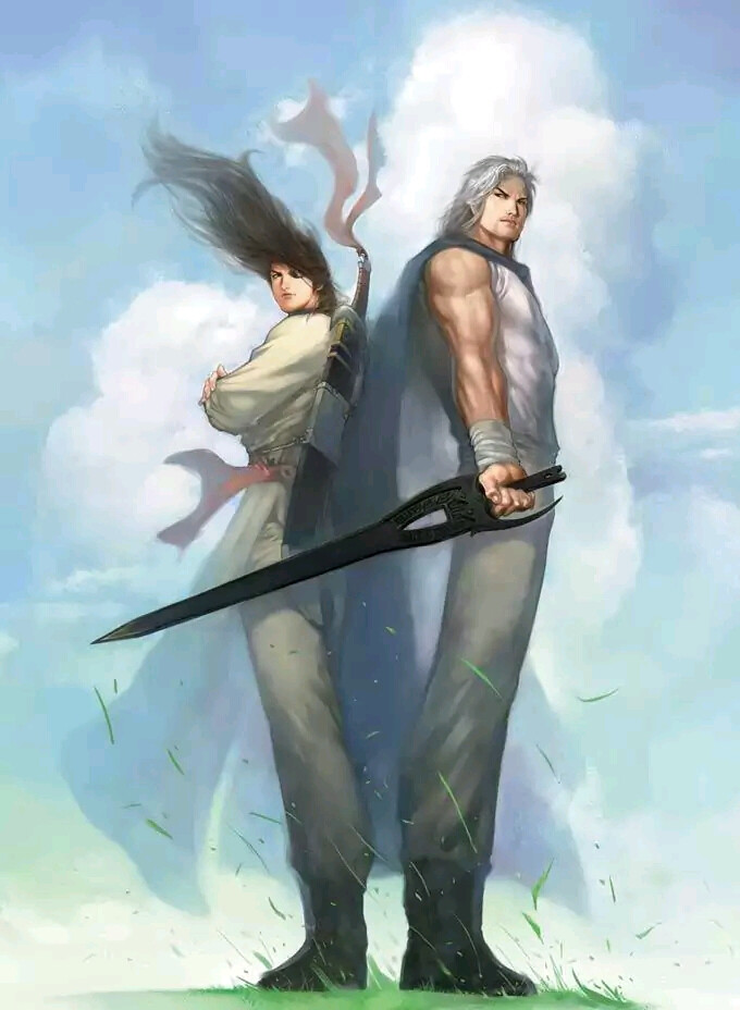 师兄和师弟,美好的姿势,美好的身高差.聂风.步惊云.