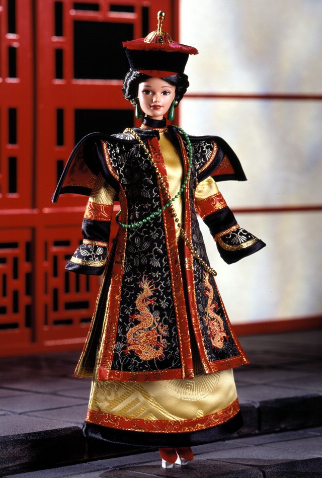 芭比娃娃 1997限量版 chinese empress barbie doll 清朝 格格 古典