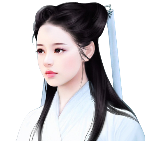png格式 手绘女