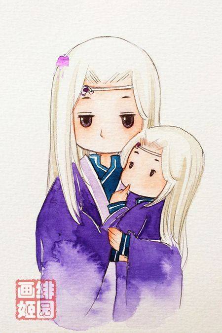 东华和白滚滚(*/ω*)萌死