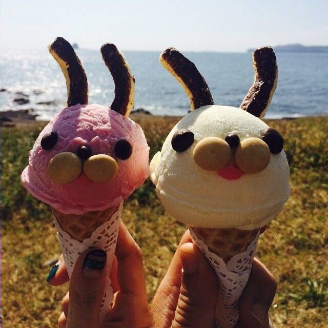 小兔子冰淇淋故事图片