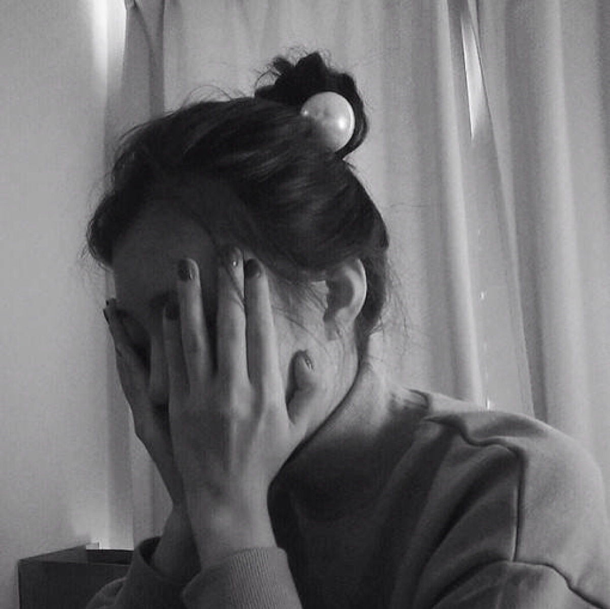 女生头像黑白系列