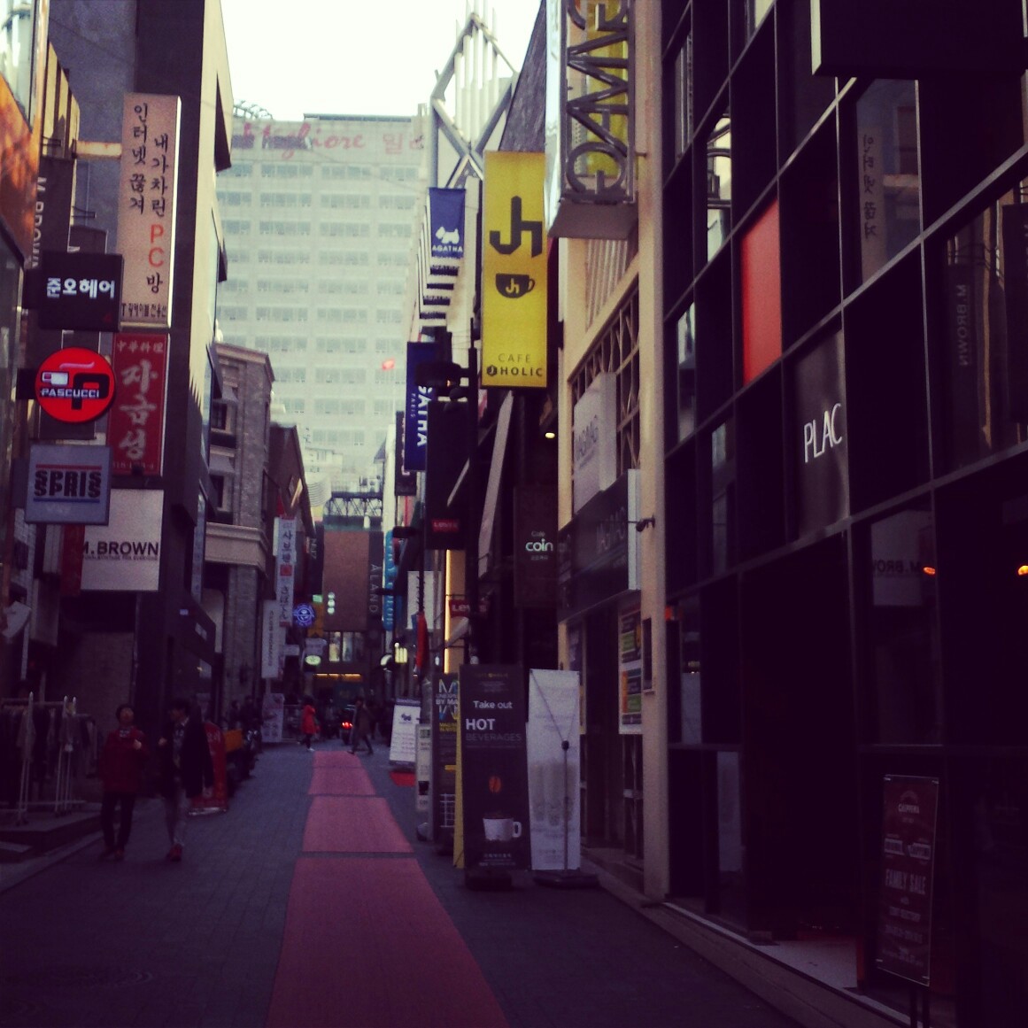 韩国 明洞 街景 jholic