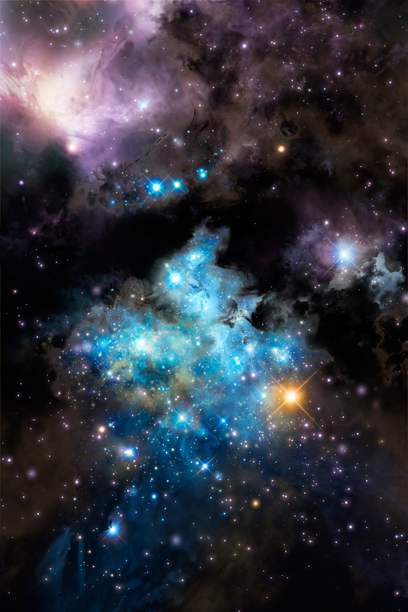 少年と宙～星めぐり～ | ツジキ 动漫 插画 pixiv 风景 背景 星空