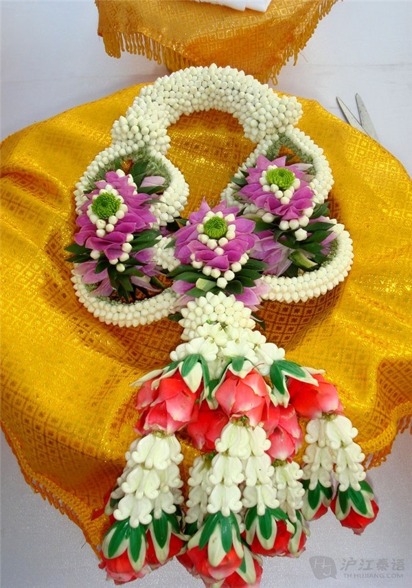 泰国花环制作图片