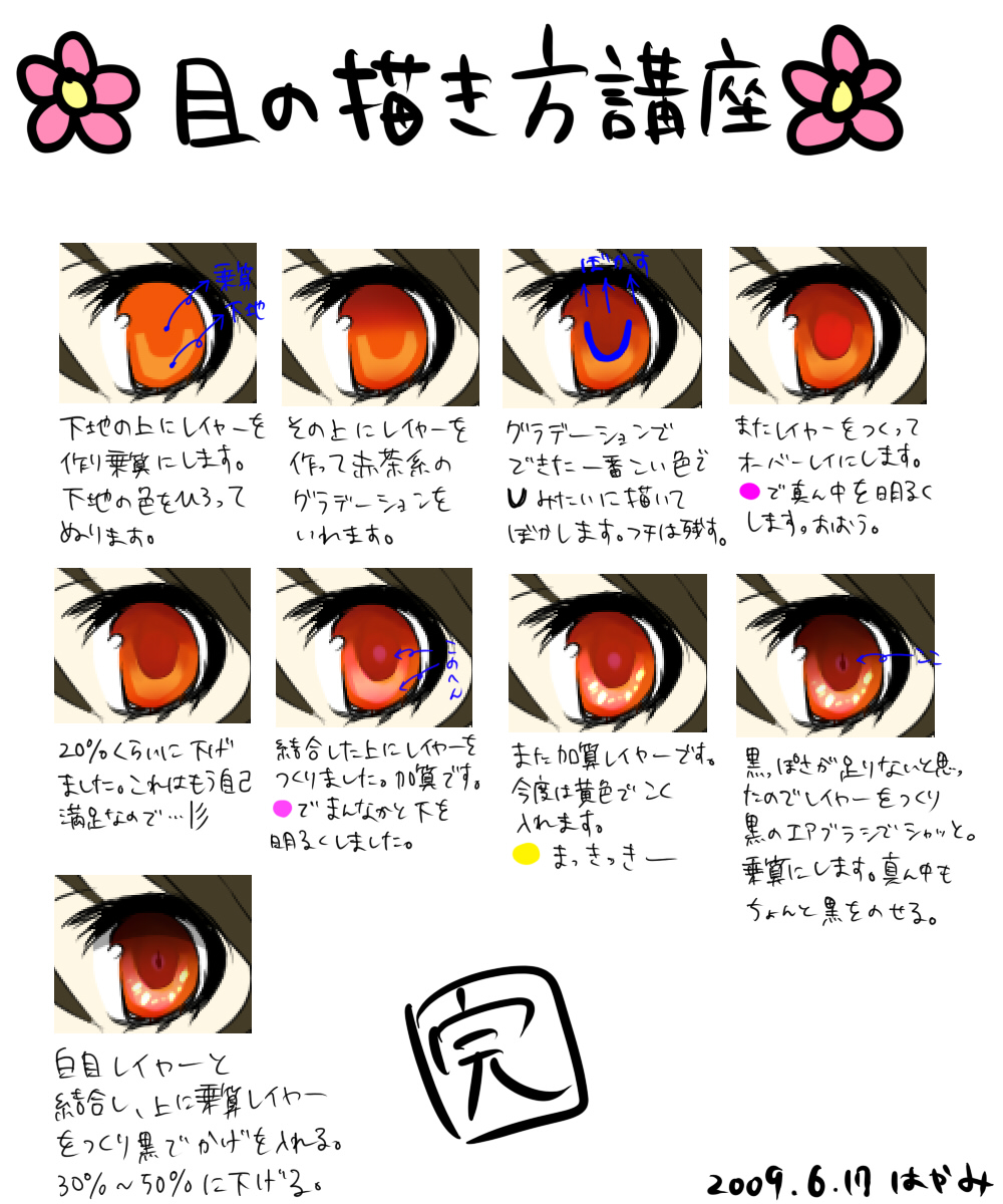 绘画 教程 sai photoshop 漫画 教学