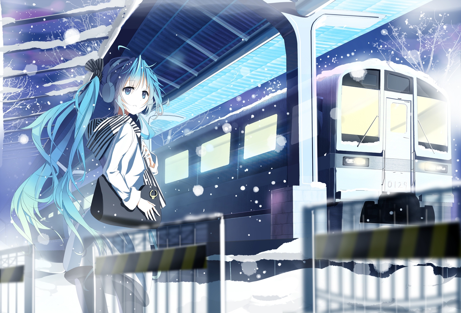 初音未来 二次元 动漫少女 壁纸 miku