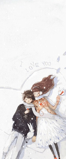 我爱你!韩国治愈清新唯美插画 金珉志 kim minji 作品 www.ki204.