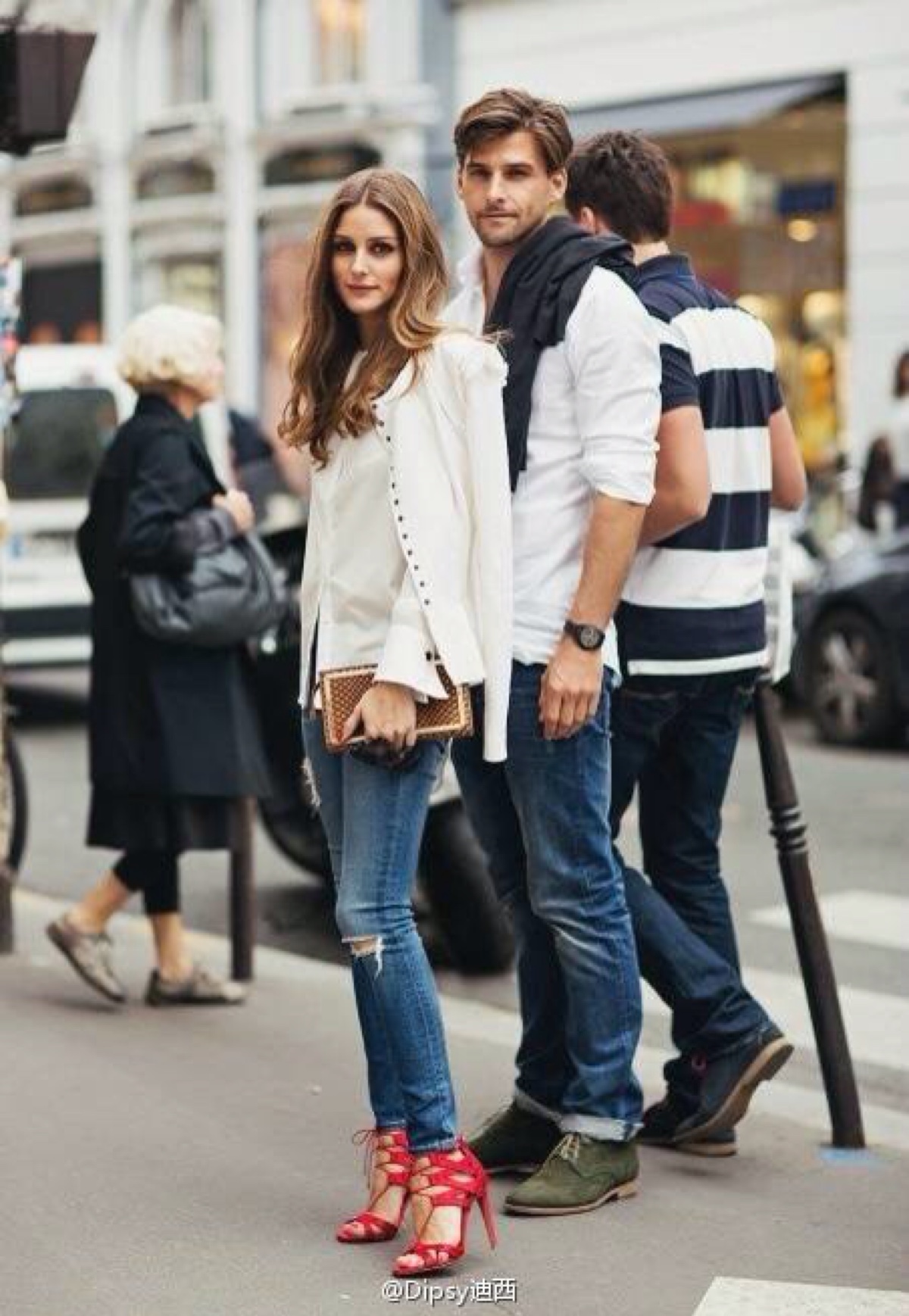 olivia palermo和老公johannes huebl